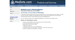 Desktop Screenshot of meetingspace.mediate.com