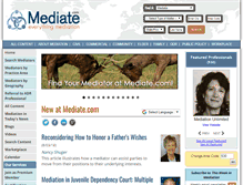 Tablet Screenshot of mediate.com